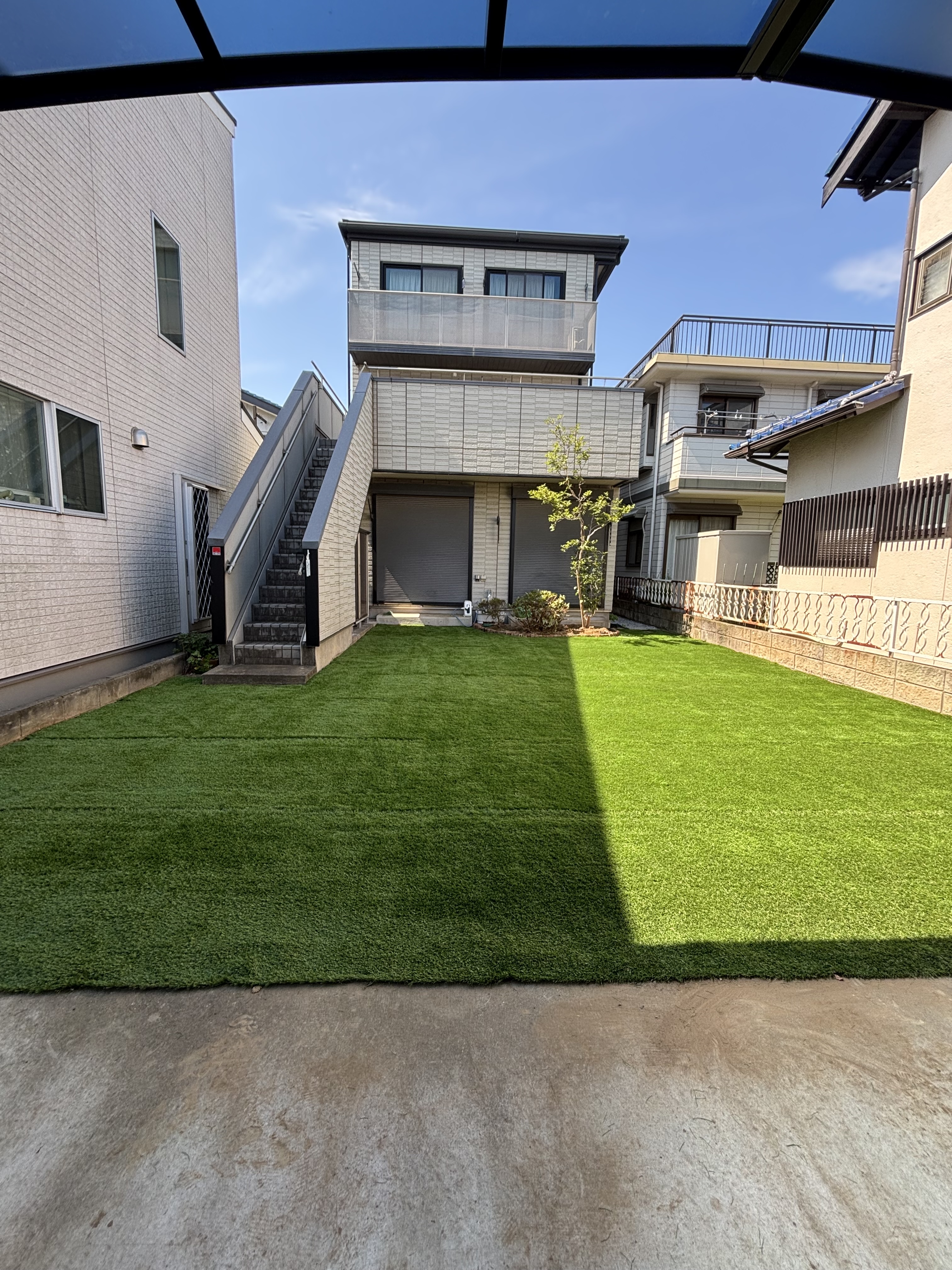 人工芝　施工後の画像