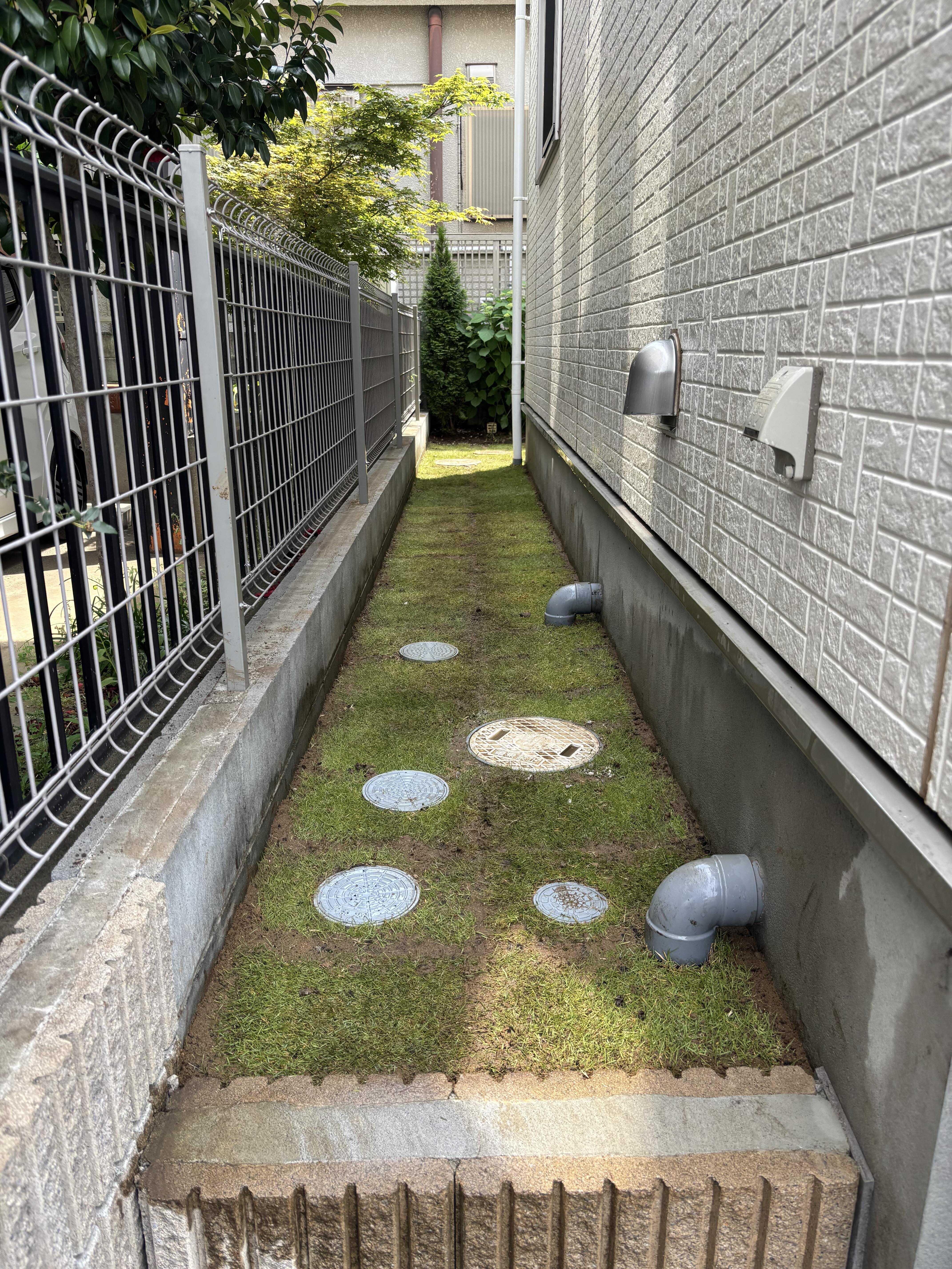 芝新設② 点検口なども綺麗にくり抜き施工します^ ^の画像